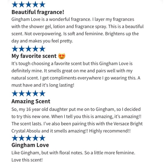 2/$24 NEW Bath & Body Works GINGHAM LOVE Body Cream 8 oz - Picture 9 of 16